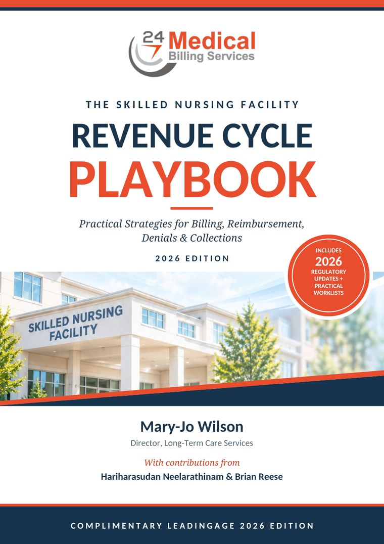 The Skilled Nursing Facility Revenue Cycle Playbook (2026 Edition) cover