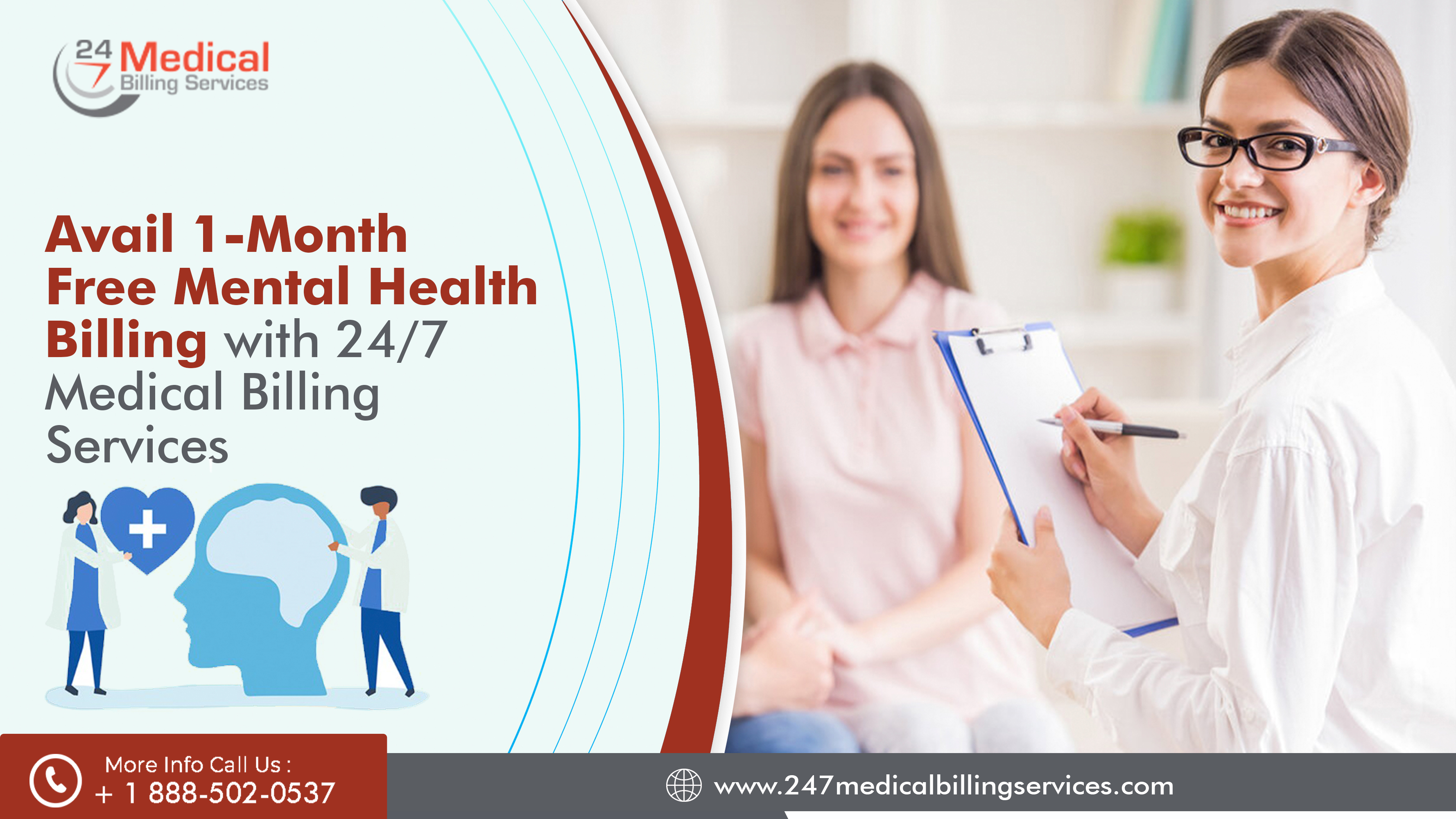 Avail 1-Month Free Mental Health Billing with 24/7 Medical Billing Services