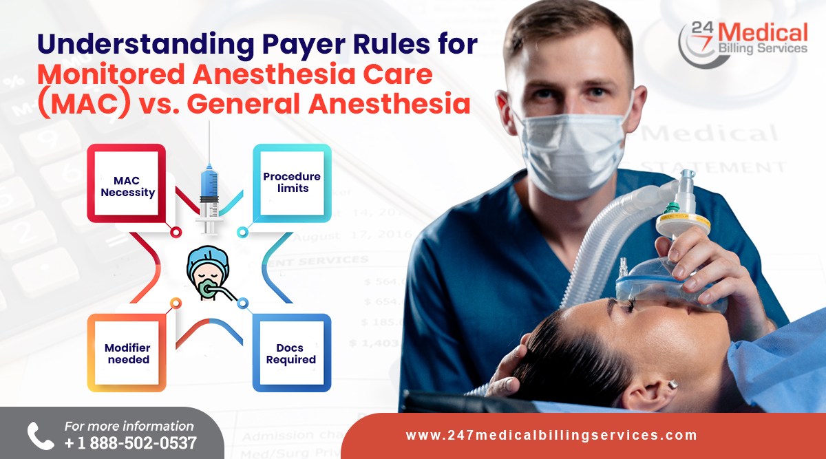 Understanding Payer Rules for Monitored Anesthesia Care (MAC) vs. General Anesthesia