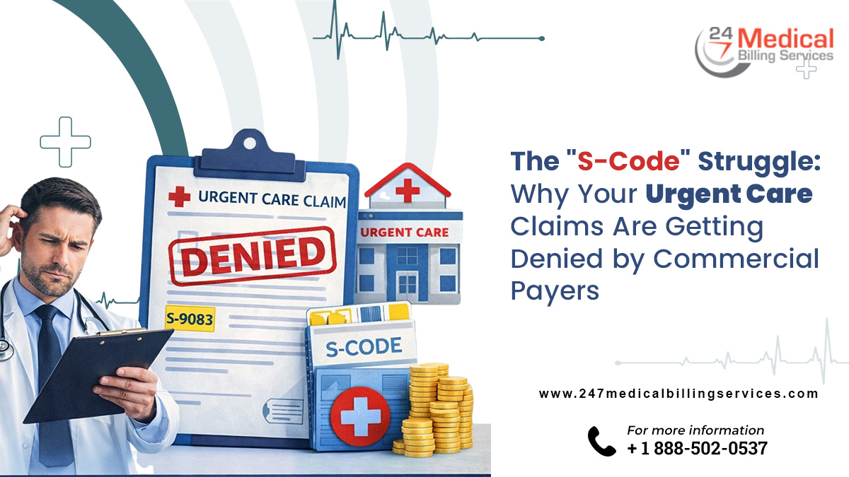 The "S-Code" Struggle: Why Your Urgent Care Claims Are Getting Denied by Commercial Payers