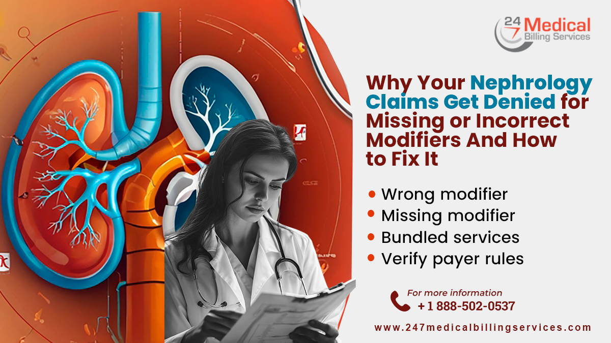 Why Your Nephrology Claims Get Denied for Missing or Incorrect Modifiers and How to Fix It