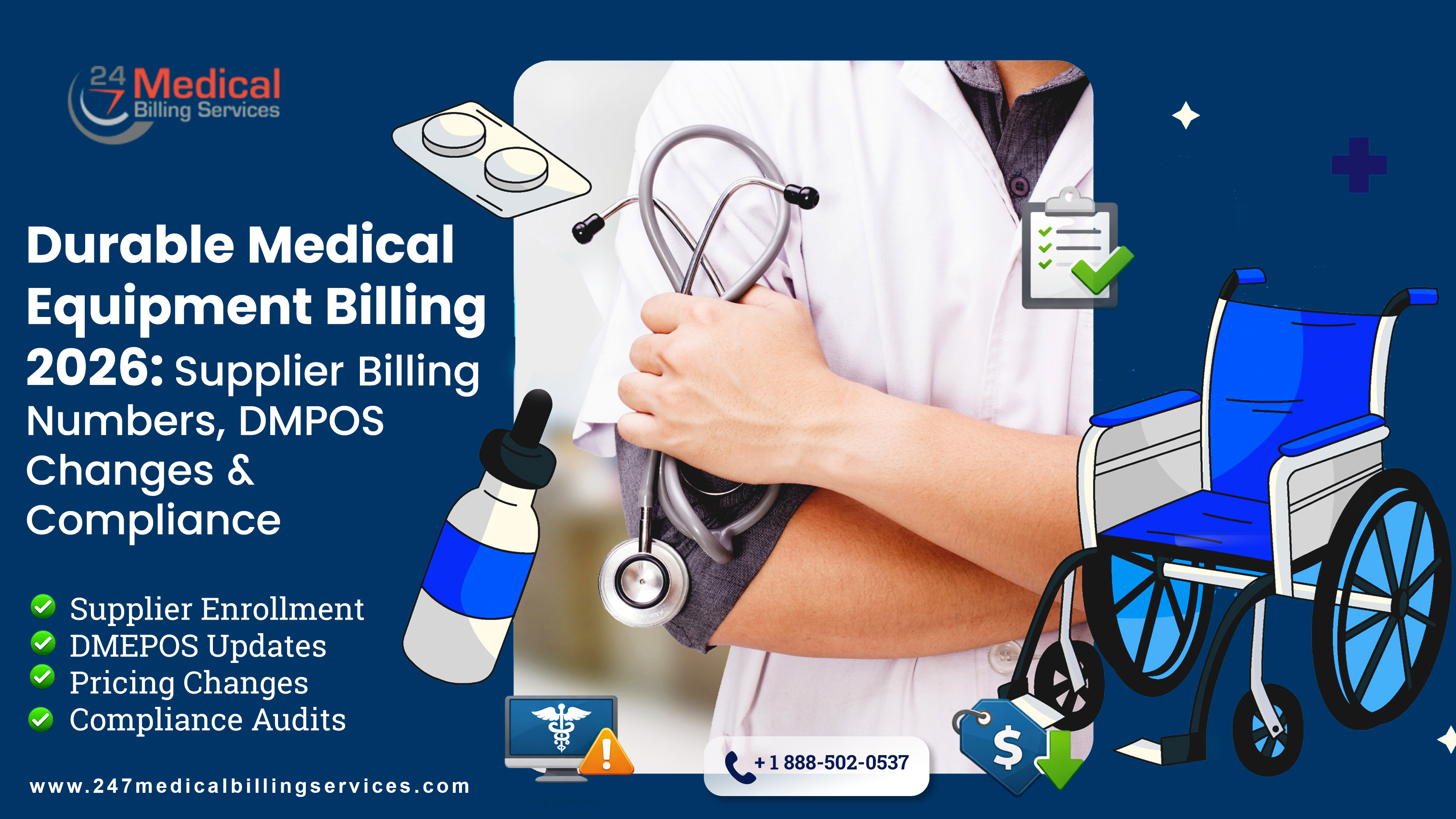 Durable Medical Equipment Billing 2026: Supplier Billing Numbers, DMEPOS Changes & Compliance 